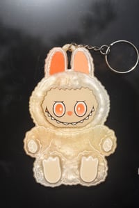 Image 4 of Blind Box Style Mystery "Big Into Energy" Resin Labubu Keychains