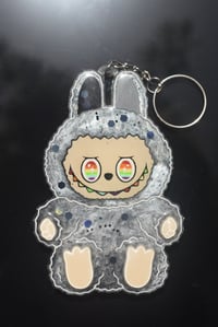 Image 5 of Blind Box Style Mystery "Big Into Energy" Resin Labubu Keychains