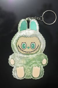 Image 6 of Blind Box Style Mystery "Big Into Energy" Resin Labubu Keychains