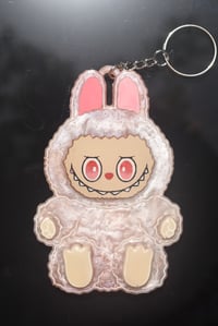 Image 8 of Blind Box Style Mystery "Big Into Energy" Resin Labubu Keychains