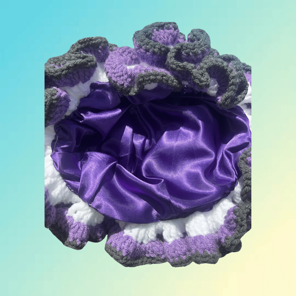 Image of Upgraded Satin Lined Sunburst Ruffle Bucket Hat