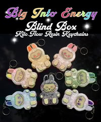 Image 16 of Blind Box Style Mystery "Big Into Energy" Resin Labubu Keychains