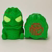 Image 3 of 3d printed gus- 2.5 inch- green/green glow eyes