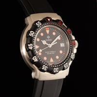 Image 3 of 1990s Zodiac Swiss Formula 36mm Black NOS