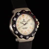 Image 3 of 1990s Zodiac Swiss Formula 38mm Full Luminous Dial NOS