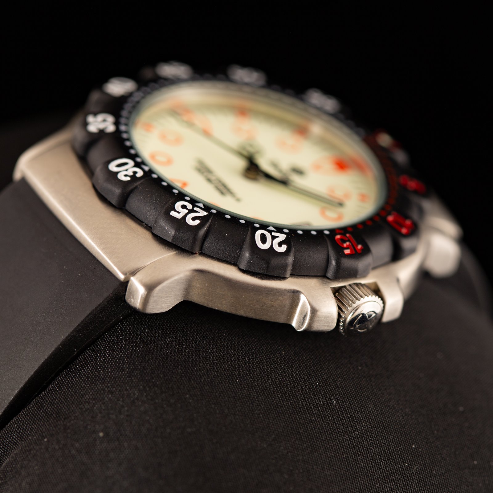 1990s Zodiac Swiss Formula 38mm Full Luminous Dial NOS | Three