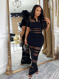 Image 2 of BLACK BARBIE DOLL DRESS