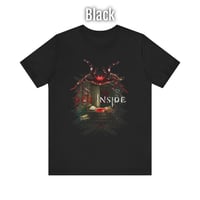 Image 2 of 'Red Inside - Overrun Hospital' Jersey Tee