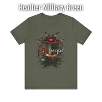 Image 8 of 'Red Inside - Overrun Hospital' Jersey Tee
