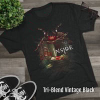 Image 2 of 'Red Inside - Overrun Hospital' Tri-Blend Tee