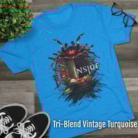 Image 5 of 'Red Inside - Overrun Hospital' Tri-Blend Tee