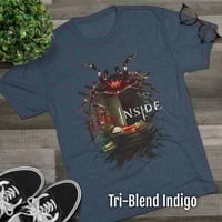 Image 7 of 'Red Inside - Overrun Hospital' Tri-Blend Tee