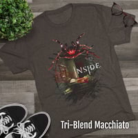 Image 1 of 'Red Inside - Overrun Hospital' Tri-Blend Tee