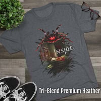 Image 9 of 'Red Inside - Overrun Hospital' Tri-Blend Tee