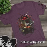 Image 10 of 'Red Inside - Overrun Hospital' Tri-Blend Tee