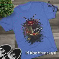 Image 12 of 'Red Inside - Overrun Hospital' Tri-Blend Tee