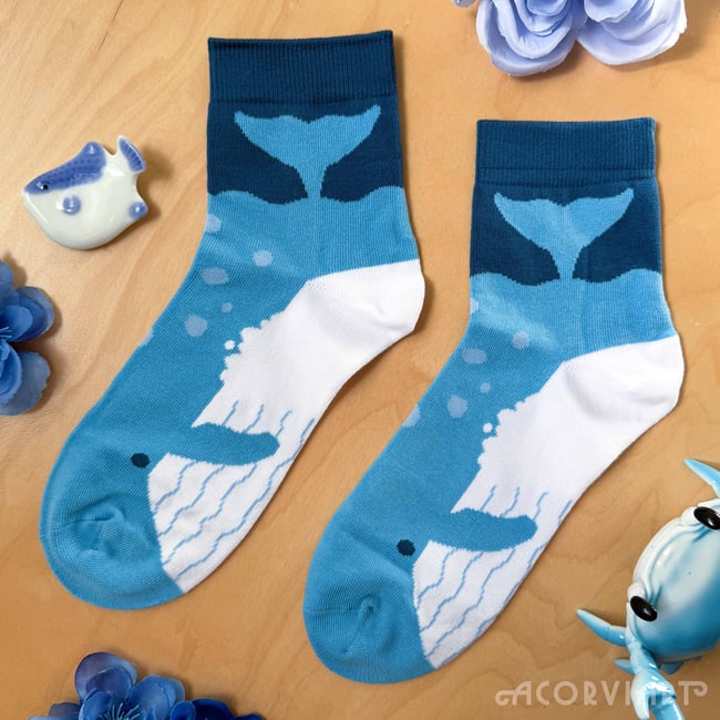 Humpback Whale Socks