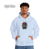 Image 2 of 'Red Inside - Overrun Hospital' Hoodie 