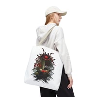 Image 4 of 'Red Inside - Overrun Hospital' Large Tote Bag