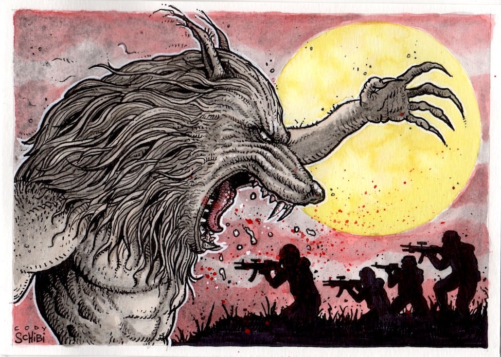 DOG SOLDIERS - original art