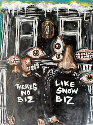 NOSE-BIZ(CLIPSE INSPIRED) ORIGINAL PAINTING 36x45"