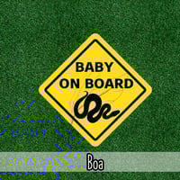 Image 2 of Baby On Board Sticker