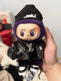 Image 2 of LABUBU Clothes LV Black Adventurous