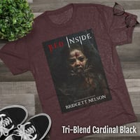 Image 1 of Red Inside Cover Tri-Blend Tee