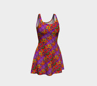 Image 1 of Hot Like Fire Flare Dress