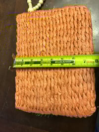 Image 3 of Tiki of the Sacred Flame – Tiki Purse with light up Volcano, Tiki Totem & Tropical Floral Accents