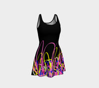 Image 1 of Color Pop Flare Dress