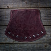 Image 1 of Battle Axe Mudflap - Maroon/Black