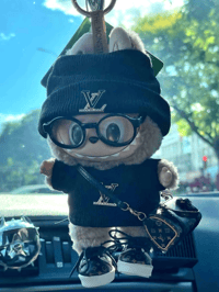 BOOPLAY Labubu LV Duffle Bag 5pcs Clothes Set