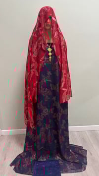 Image 1 of Navy blue & red Navy gorgoro