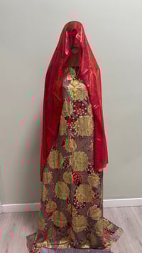 Image 1 of Taupe with significant gold & red taupe gorgoro