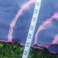 Image 3 of Pink, Purple, and Blue Upcycled Radial Tie Dye T-shirt Size S