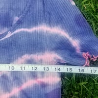 Image 4 of Pink, Purple, and Blue Upcycled Radial Tie Dye T-shirt Size S