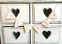 Image 1 of Ceramic Bunting, Love, Home, Hello and Mr & Mrs