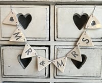 Image 5 of Ceramic Bunting, Love, Home, Hello and Mr & Mrs