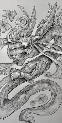 Image 2 of Emerald Crystal Dragon