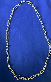 Image 4 of Double beaded gold necklace