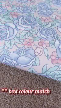 Image 2 of 1990s Vintage Shand Kydd Wallpaper Rolls - Flower Retro Floral Cottagecore 80s - (Set of 2)