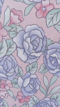 Image 5 of 1990s Vintage Shand Kydd Wallpaper Rolls - Flower Retro Floral Cottagecore 80s - (Set of 2)