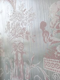 Image 2 of 1940s Vintage Sanderson Wallpaper Rolls - 1950s Floral Cherubs Renaissance Traditional (Set of 2)