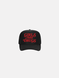 GIRLS ARE DRUGS® TRUCKERS - BLACK / RED