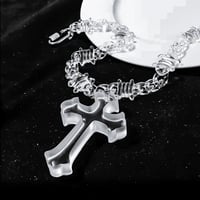Image 4 of Phantom Cross Link Necklace