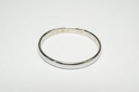 Image 1 of Antique 18k White Gold Wedding Band - Size 9 - Dated 1928