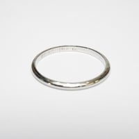 Image 2 of Antique 18k Belais White Gold Pattern Band - Vintage White Gold Pattern Band - Rare, Size 6 1/2