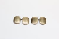 Image 2 of Art Deco 14k Gold Cuff Links - Exquisite Original Patina