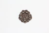 Image 2 of Art Nouveau Sterling Silver Poppy Blossom Brooch - Antique Pin - All Original 1890s Era Brooch